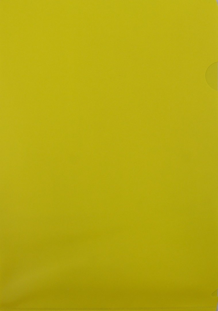 Иллюстрация 1 из 3 для Папка-уголок (A4, пластик, 0.18 мм, желтая) (E310N/1YEL) | Лабиринт - канцтовы. Источник: Лабиринт