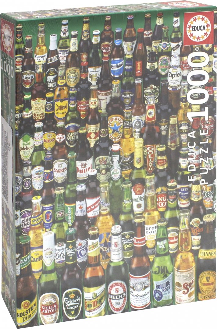 Иллюстрация 1 из 10 для Пазл-1000 "Коллекция бутылок пива" | Лабиринт - игрушки. Источник: Лабиринт