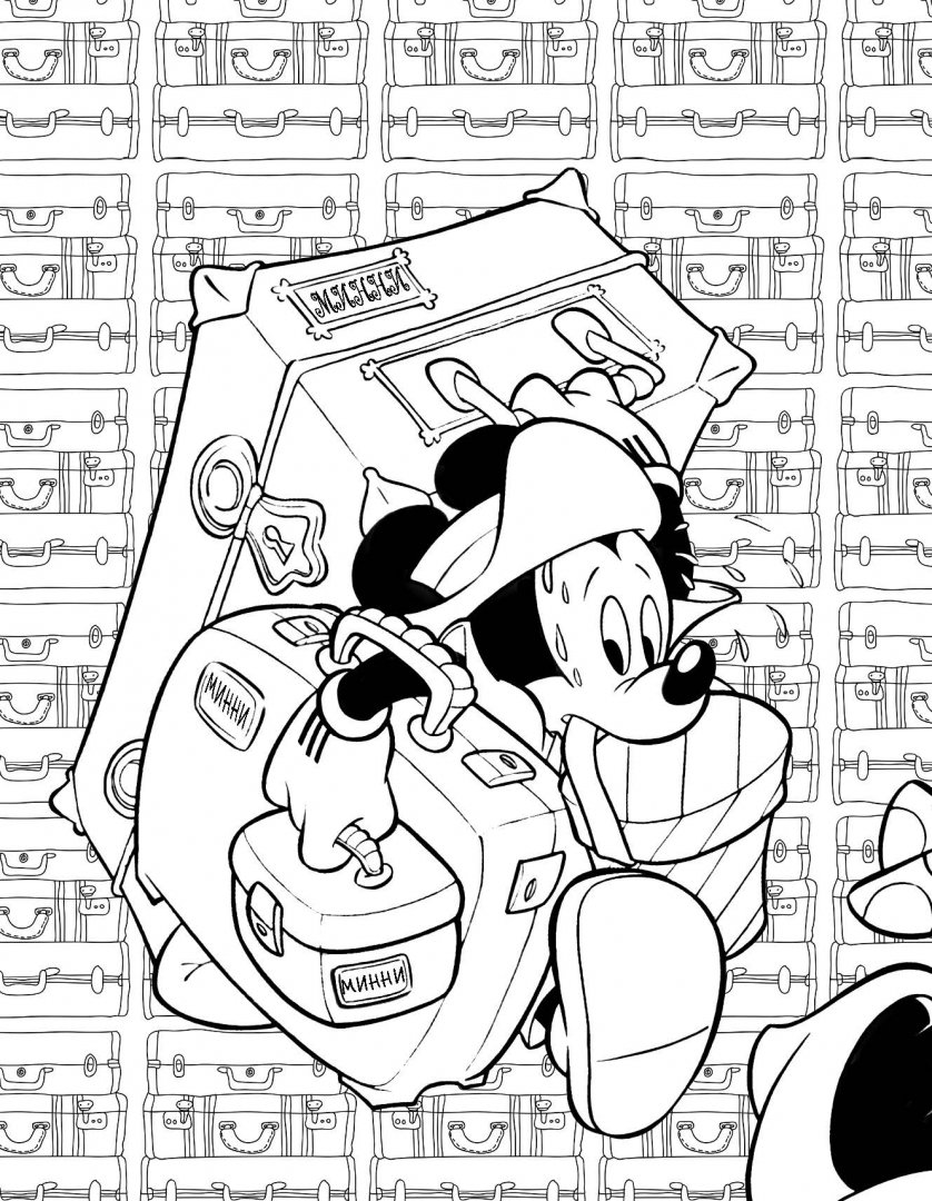 Иллюстрация 8 из 77 для Раскраска. Disney. Любимые герои. Микки, Дональд | Лабиринт - книги. Источник: Лабиринт