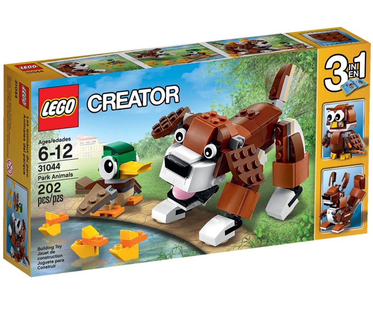 Иллюстрация 1 из 10 для Конструктор LEGO "Creator. Животные в парке" (31044) | Лабиринт - игрушки. Источник: Лабиринт