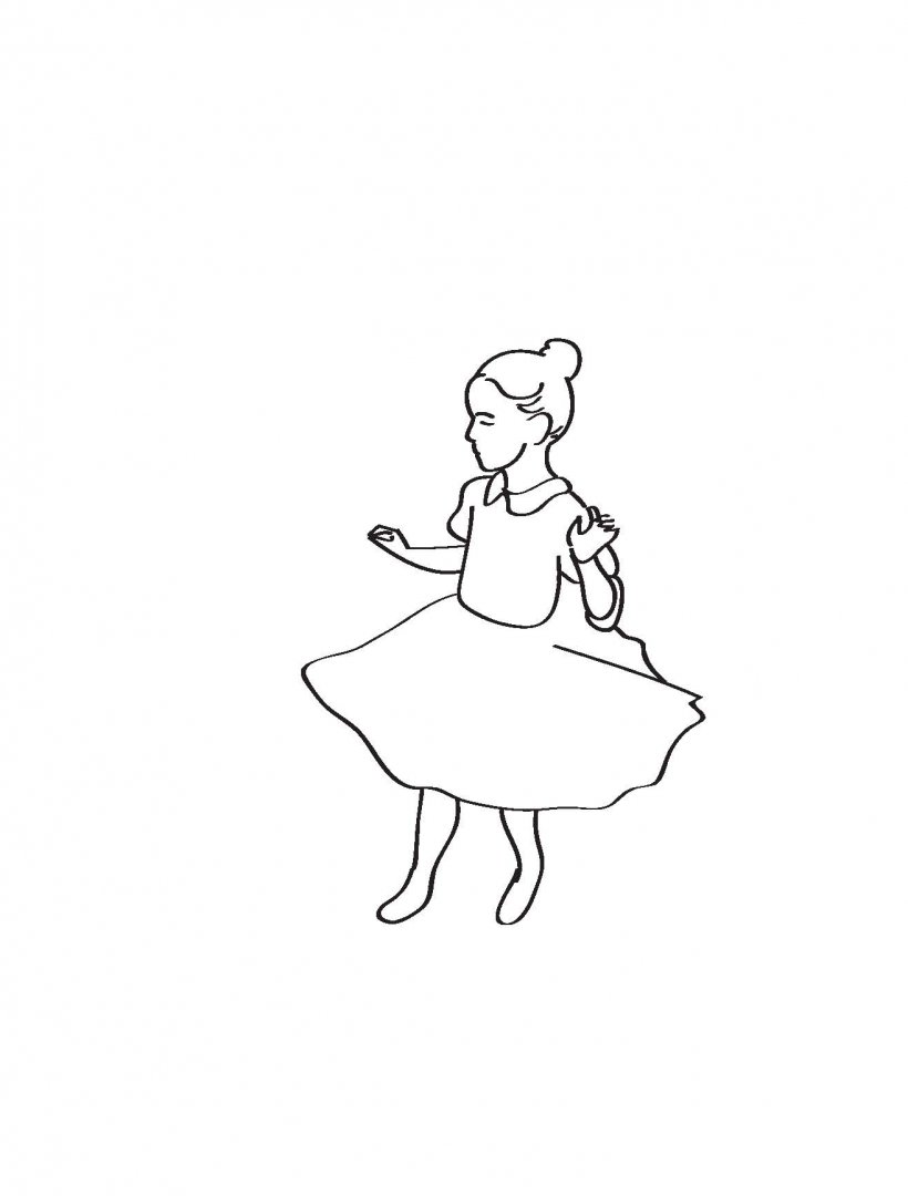Иллюстрация 5 из 7 для Дорисуй! (Балерина) | Лабиринт - канцтовы. Источник: Лабиринт