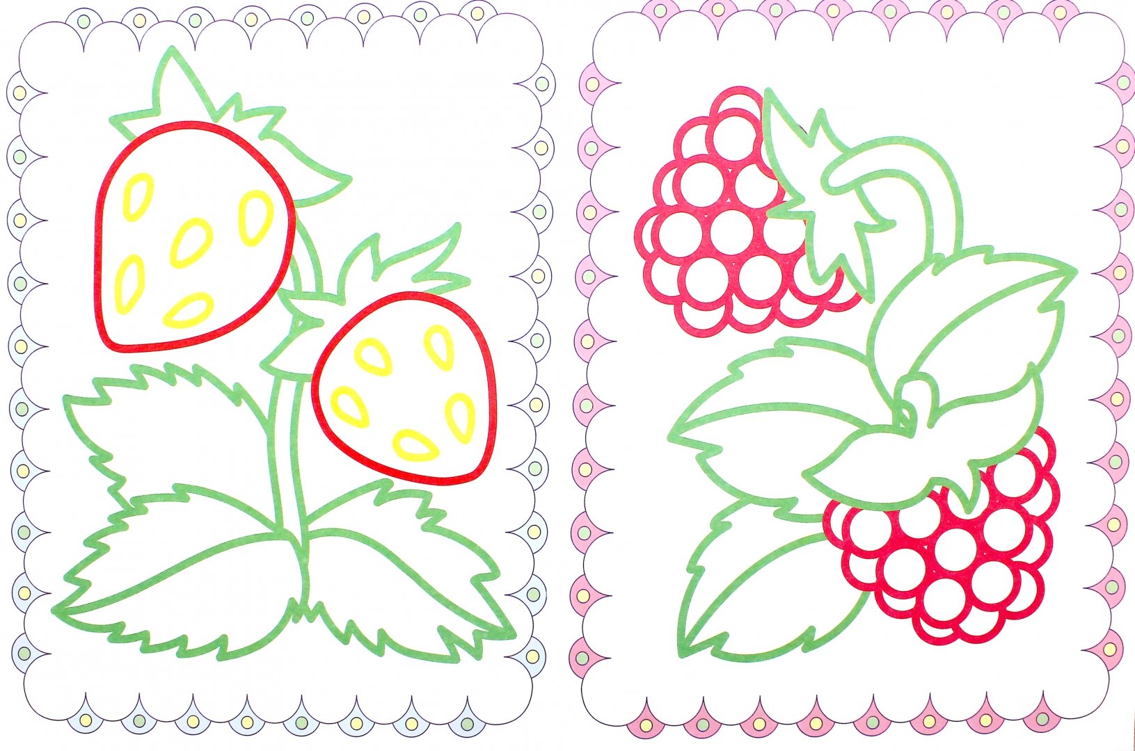 Иллюстрация 1 из 16 для Первые ягодки. Книжка-раскраска | Лабиринт - книги. Источник: Лабиринт