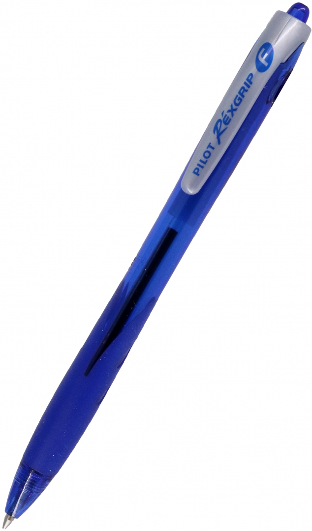 Иллюстрация 1 из 2 для Ручка шариковая автоматическая REX GRIP, 0.7 мм., синяя | Лабиринт - канцтовы. Источник: Лабиринт