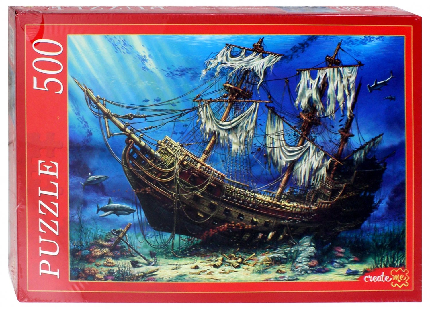 Иллюстрация 1 из 7 для Puzzle-500 "Корабль на дне океана" (Ф500-8282) | Лабиринт - игрушки. Источник: Лабиринт