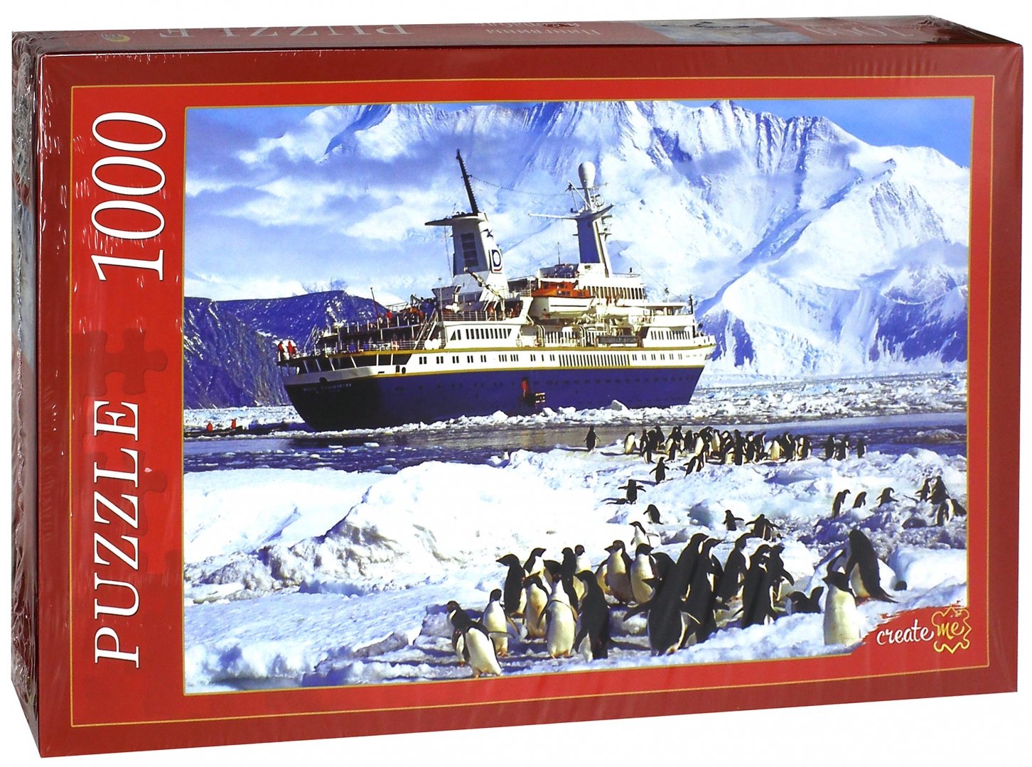 Иллюстрация 1 из 7 для Puzzle-1000. "Пингвины и корабль" (КБ1000-6895) | Лабиринт - игрушки. Источник: Лабиринт