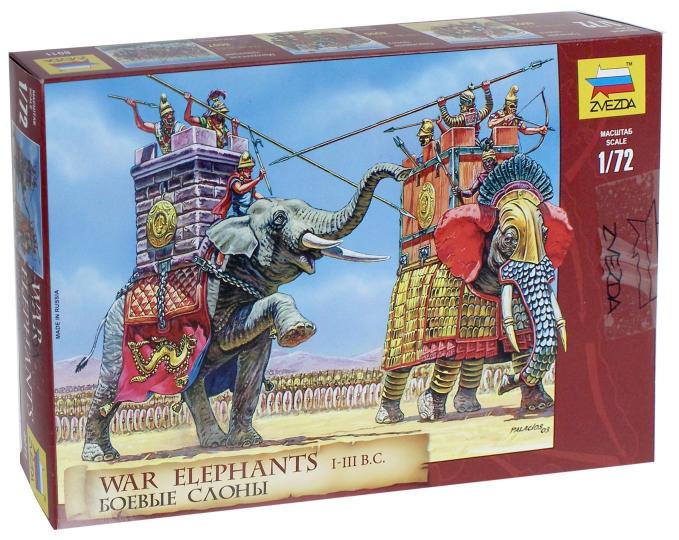 Сборная модель Боевые слоны. III-I вв. до н.э. (8011) купить сборные  модели | Лабиринт