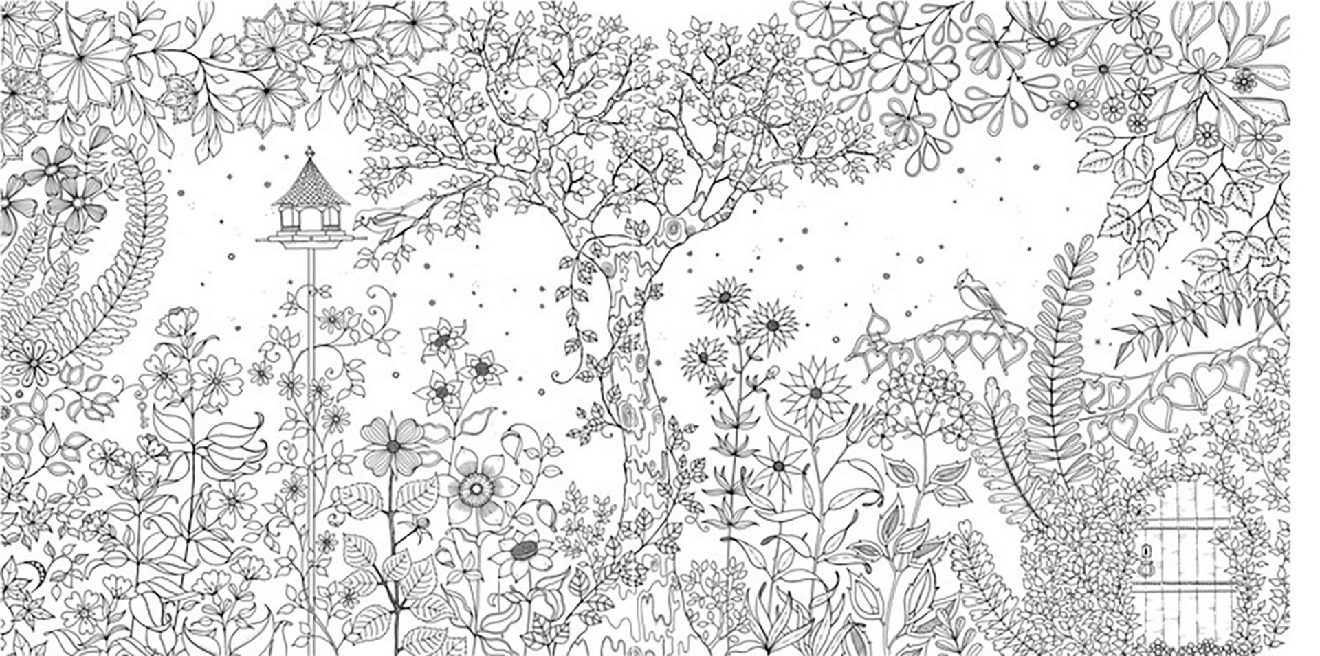 Иллюстрация 5 из 149 для Таинственный сад - Джоанна Бэсфорд | Лабиринт - книги. Источник: Лабиринт