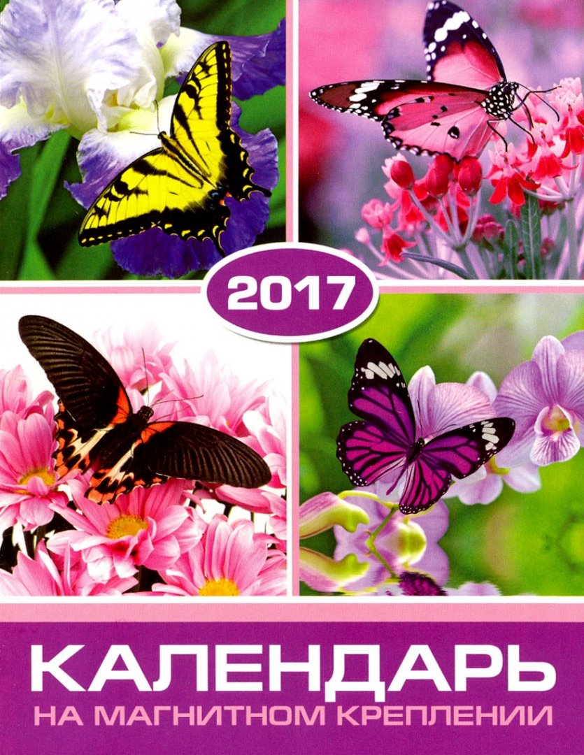 Иллюстрация 1 из 15 для Календарь на 2017 год "Бабочки" (на магните) (42889) | Лабиринт - сувениры. Источник: Лабиринт