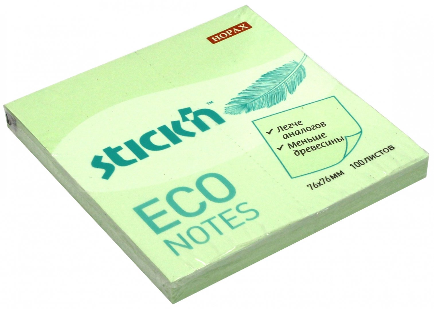 Иллюстрация 1 из 19 для Блок для записей самоклеящийся "Eco" (100 листов, 76x76 мм, пастельно-зеленый) (21748) | Лабиринт - канцтовы. Источник: Лабиринт