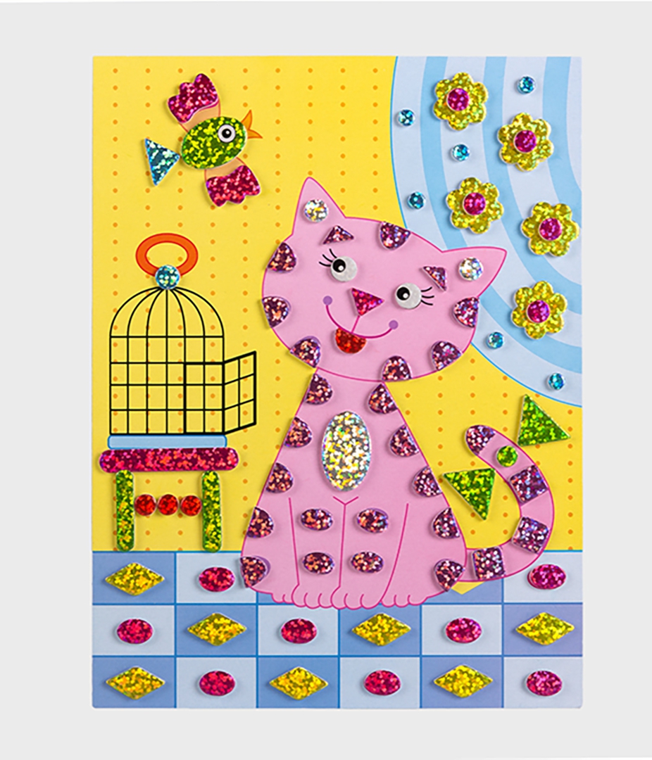 Иллюстрация 1 из 8 для Сверкающая мозаика. Котенок | Лабиринт - игрушки. Источник: Лабиринт