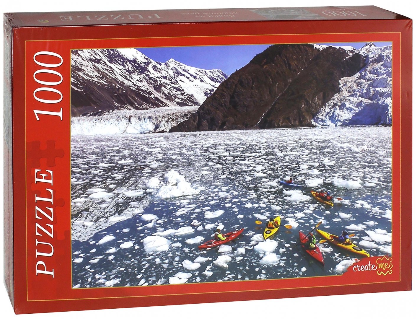 Иллюстрация 1 из 16 для Puzzle-1000. "Лодки на ледяной реке" (КБ1000-6869) | Лабиринт - игрушки. Источник: Лабиринт