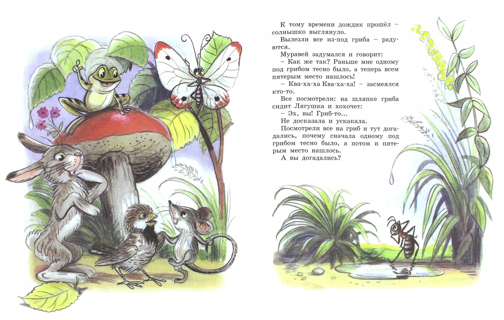 Иллюстрация 1 из 36 для Под грибом - Владимир Сутеев | Лабиринт - книги. Источник: Лабиринт