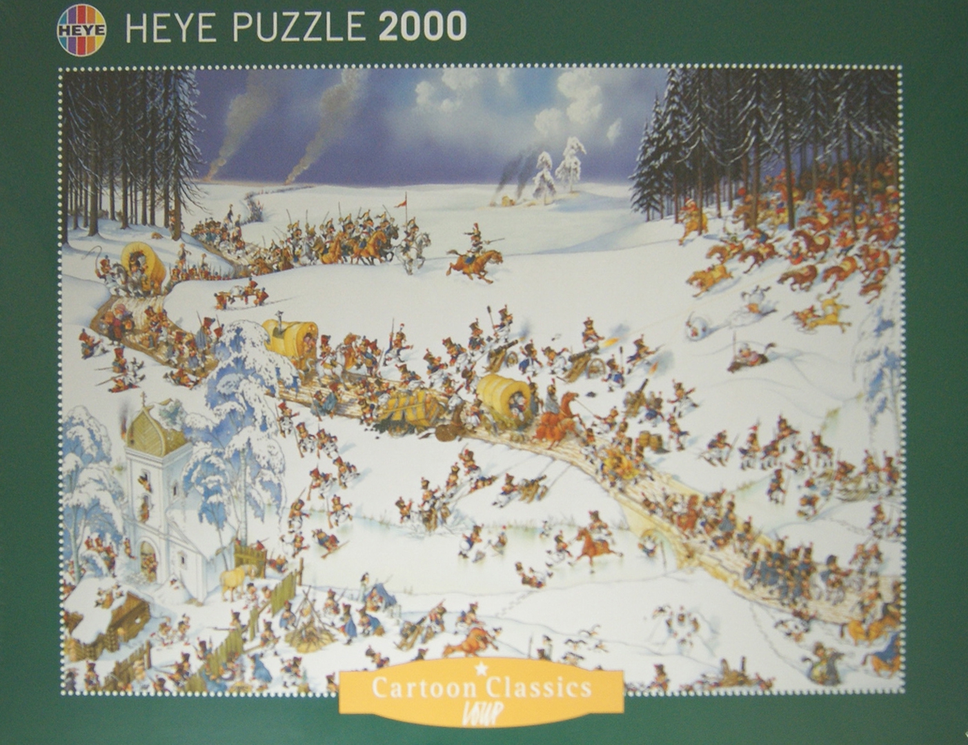 Иллюстрация 1 из 10 для Puzzle-2000 "Отступление Наполеона" (29566) | Лабиринт - игрушки. Источник: Лабиринт