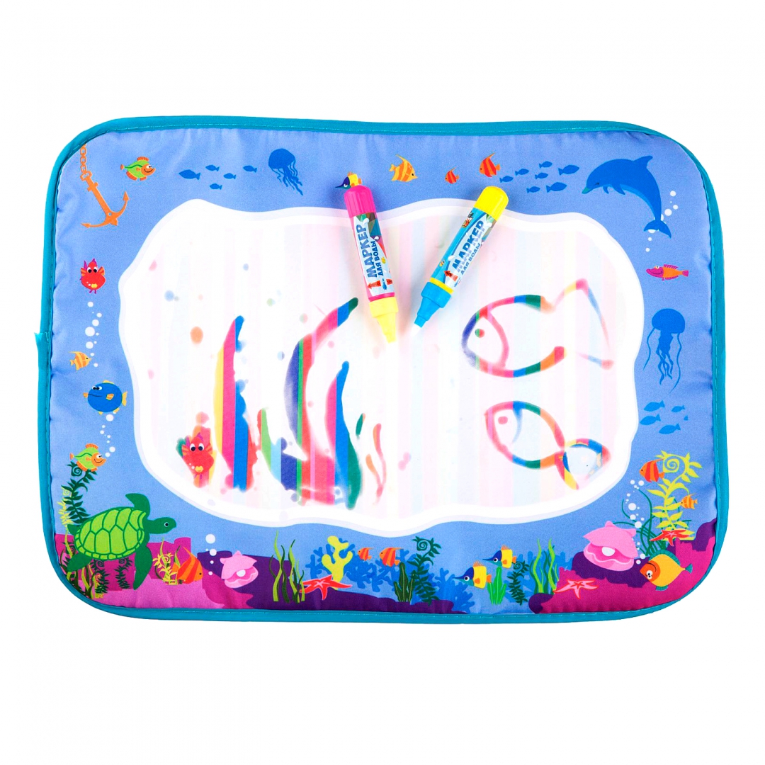 Иллюстрация 1 из 10 для Водная многоразовая раскраска-коврик "Море" (ВВ3096) | Лабиринт - игрушки. Источник: Лабиринт
