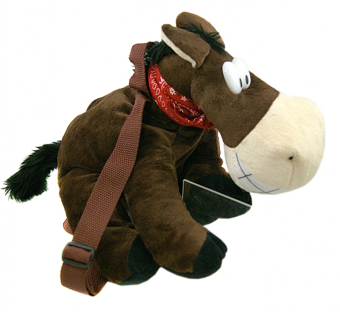 Иллюстрация 1 из 2 для Игрушка мягкая "Веселая лошадка". Рюкзак. 35 см (GS7406) | Лабиринт - игрушки. Источник: Лабиринт