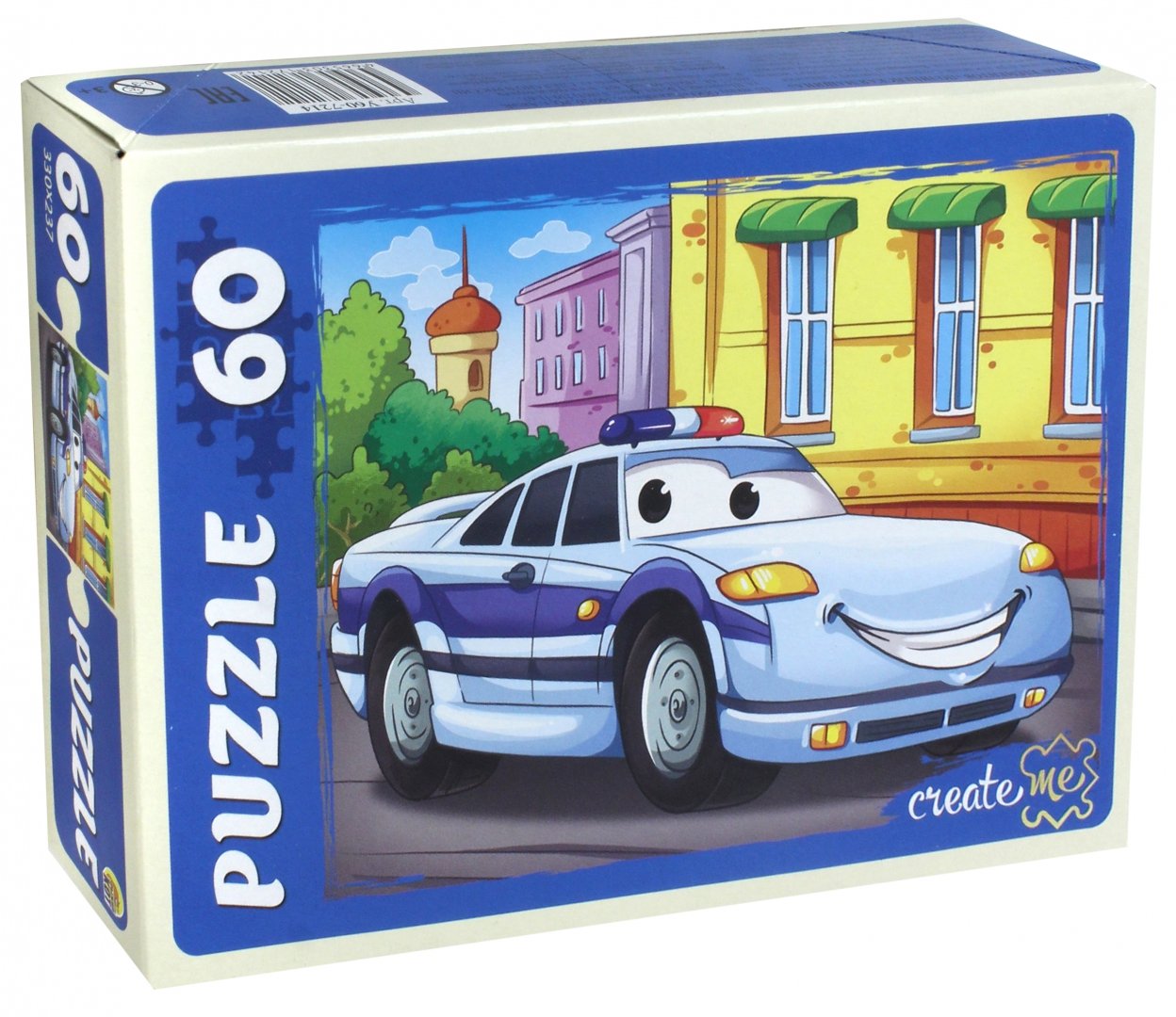 Иллюстрация 1 из 4 для Puzzle-60 "Полицейская машина" (У60-7214) | Лабиринт - игрушки. Источник: Лабиринт