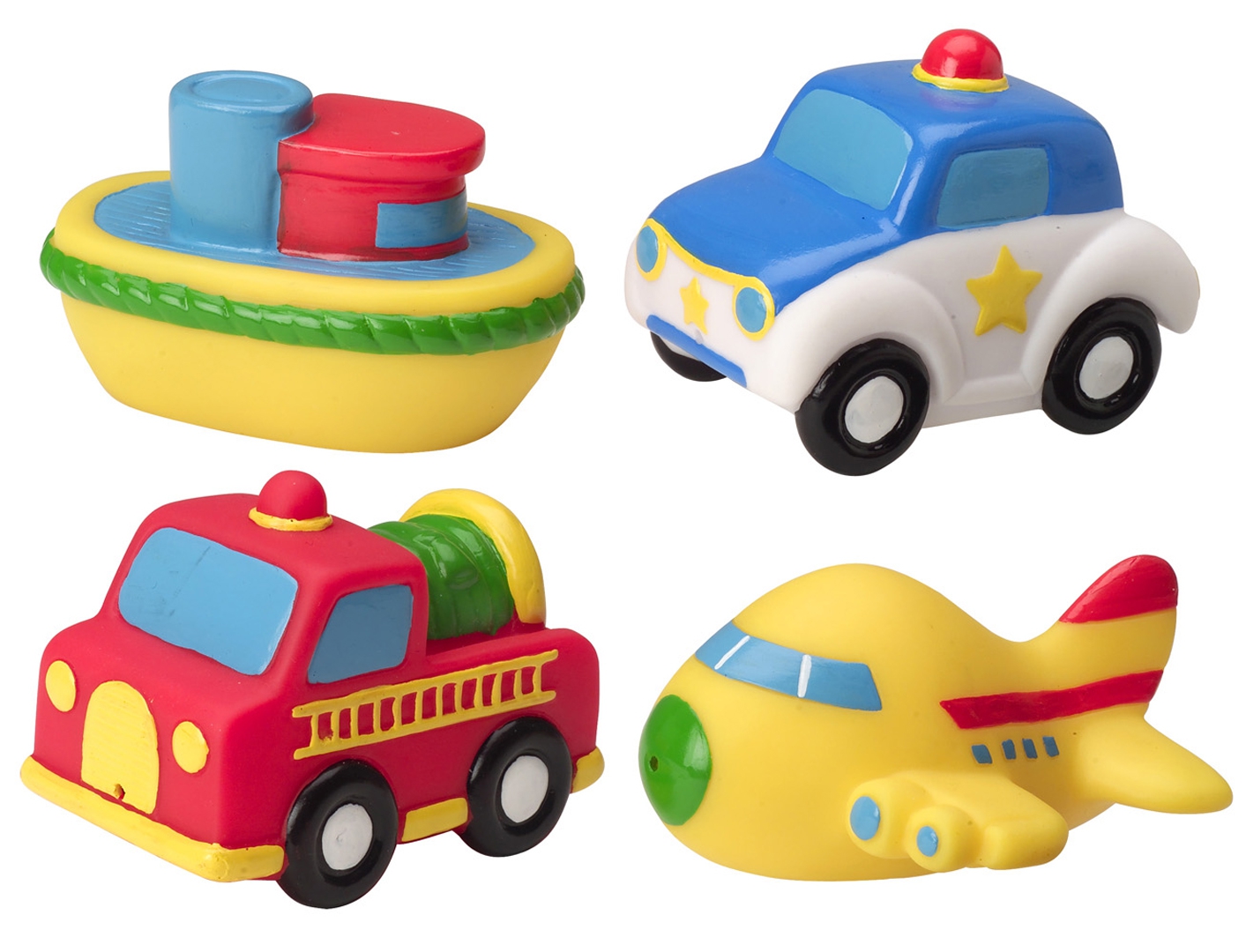 Иллюстрация 2 из 4 для Игрушки для ванной "Транспорт" 4 штуки (700TN) | Лабиринт - игрушки. Источник: Лабиринт