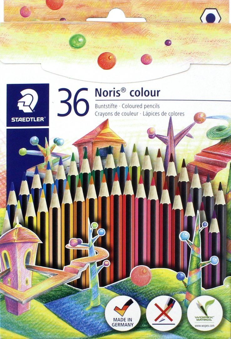 Иллюстрация 1 из 3 для Карандаши цветные "Noris Colour" (36 цветов) (185CD36) | Лабиринт - канцтовы. Источник: Лабиринт