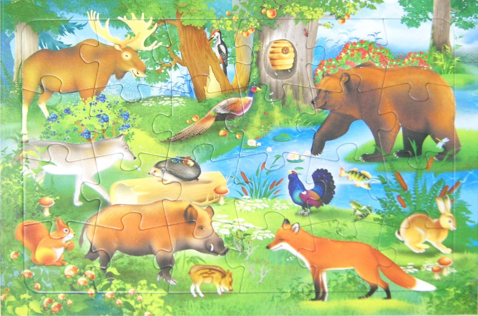 Иллюстрация 1 из 7 для Пазл. В лесу. 24 детали | Лабиринт - игрушки. Источник: Лабиринт