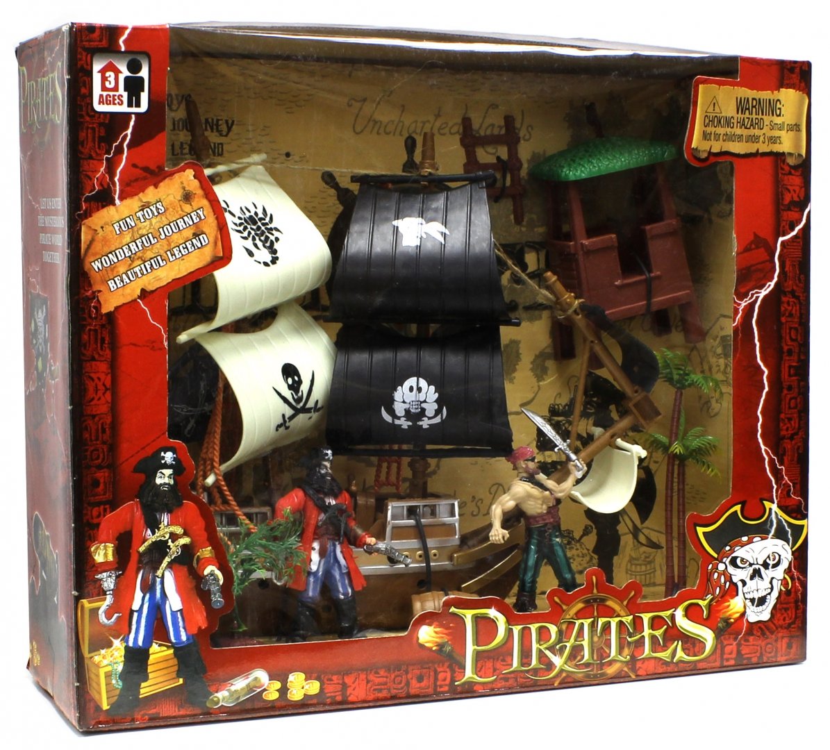 Иллюстрация 1 из 2 для Игровой набор "Пираты" с фигурками (43720) | Лабиринт - игрушки. Источник: Лабиринт