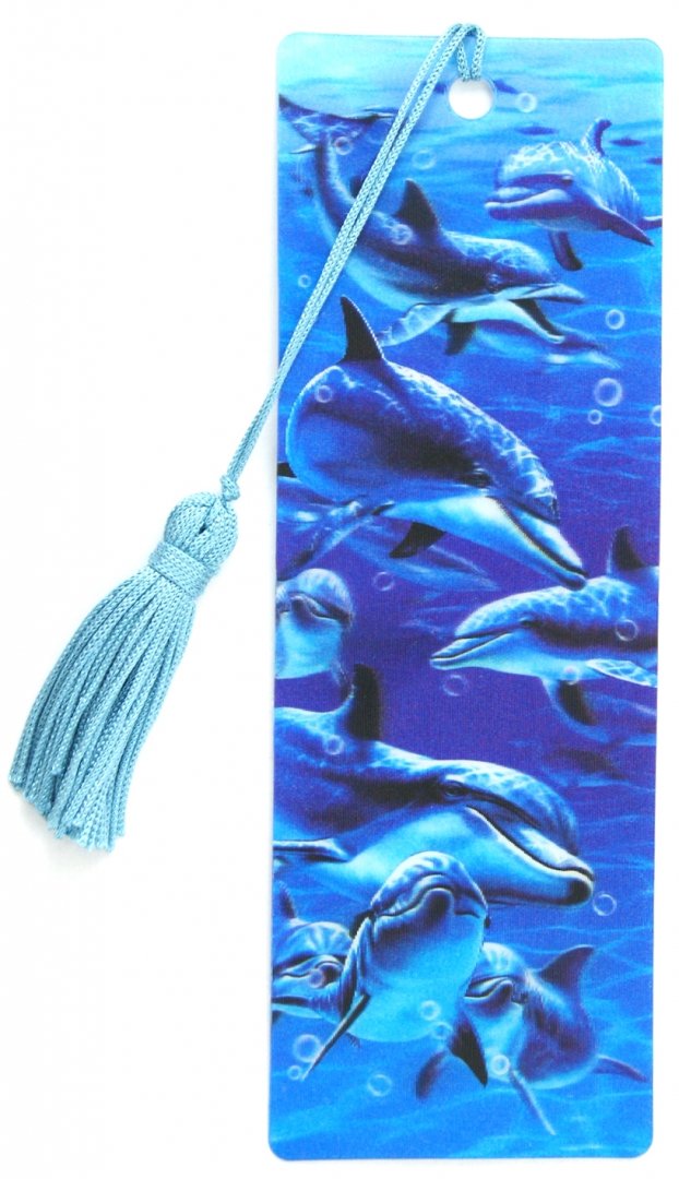 Иллюстрация 1 из 6 для 3D Закладка "Дельфины" (BkH012) | Лабиринт - канцтовы. Источник: Лабиринт