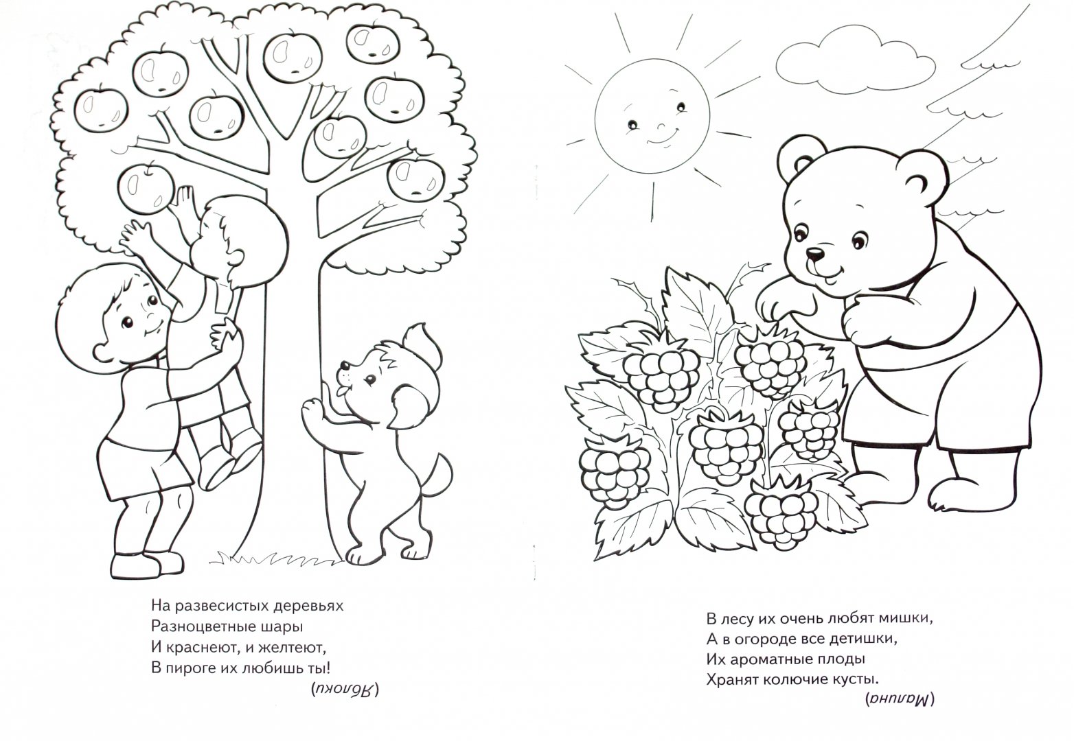 Иллюстрация 1 из 17 для "Во саду ли в огороде..." в стихах. Книжка-раскраска - Анна Баранюк | Лабиринт - книги. Источник: Лабиринт