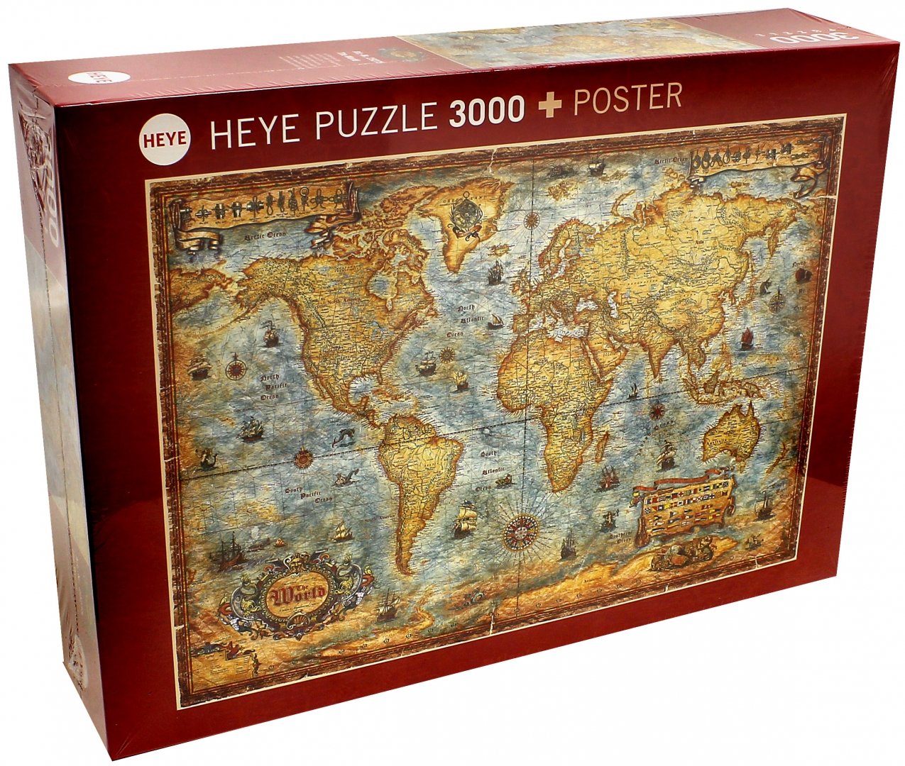 Иллюстрация 1 из 14 для Puzzle-3000 "Карта" + постер (29275) | Лабиринт - игрушки. Источник: Лабиринт