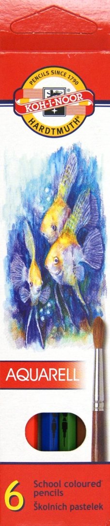 Иллюстрация 2 из 9 для Карандаши цветные акварельные Рыбки, 6 цветов | Лабиринт - канцтовы. Источник: Лабиринт