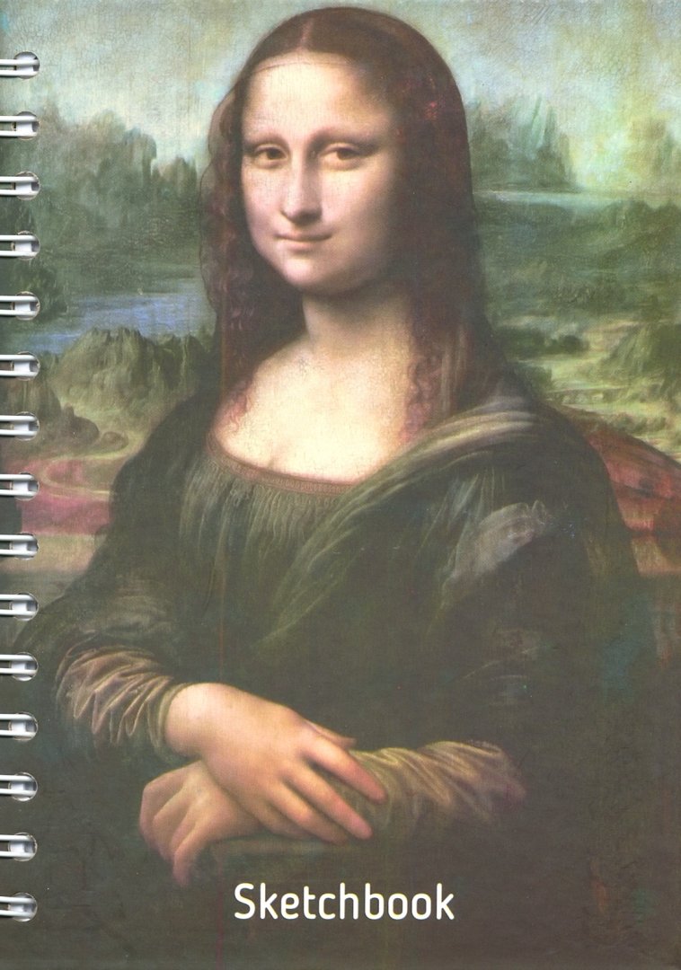 Иллюстрация 1 из 9 для Скетчбук "Да Винчи. Мона Лиза" (100 листов, А5) | Лабиринт - канцтовы. Источник: Лабиринт