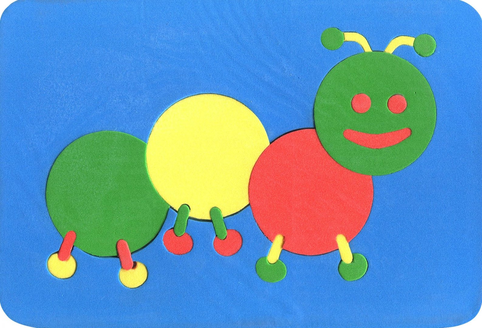 Иллюстрация 1 из 5 для Мягкие пазлы "Гусеница" | Лабиринт - игрушки. Источник: Лабиринт
