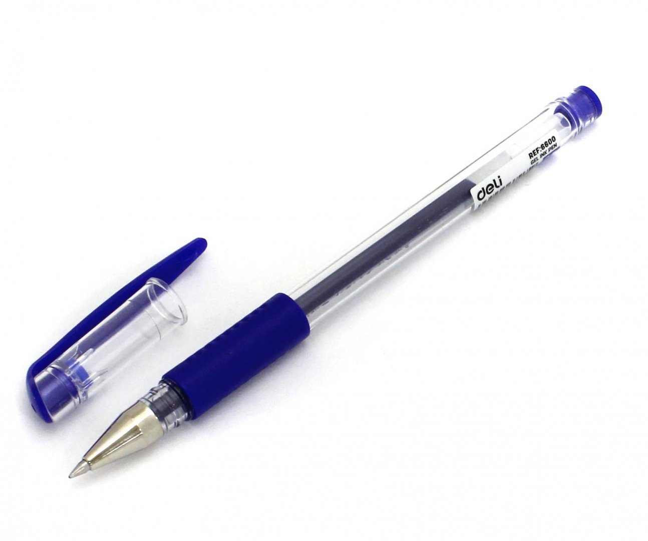 Иллюстрация 2 из 4 для Ручка гелевая, 0.5 мм "Deli" синий (E6600blue) | Лабиринт - канцтовы. Источник: Лабиринт