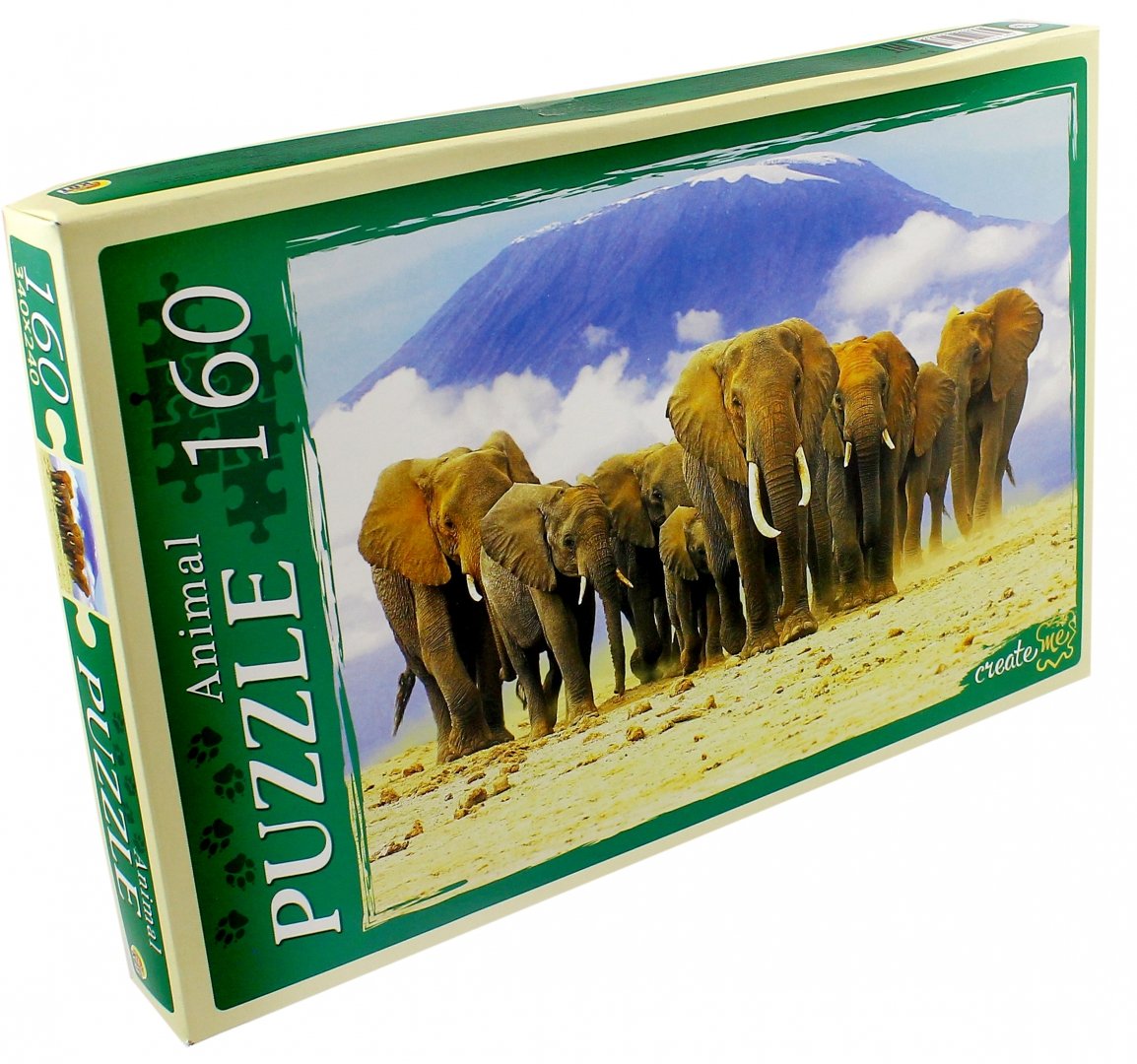 Иллюстрация 1 из 2 для Puzzle-160 "Африканские слоны" (КБ160-4033) | Лабиринт - игрушки. Источник: Лабиринт
