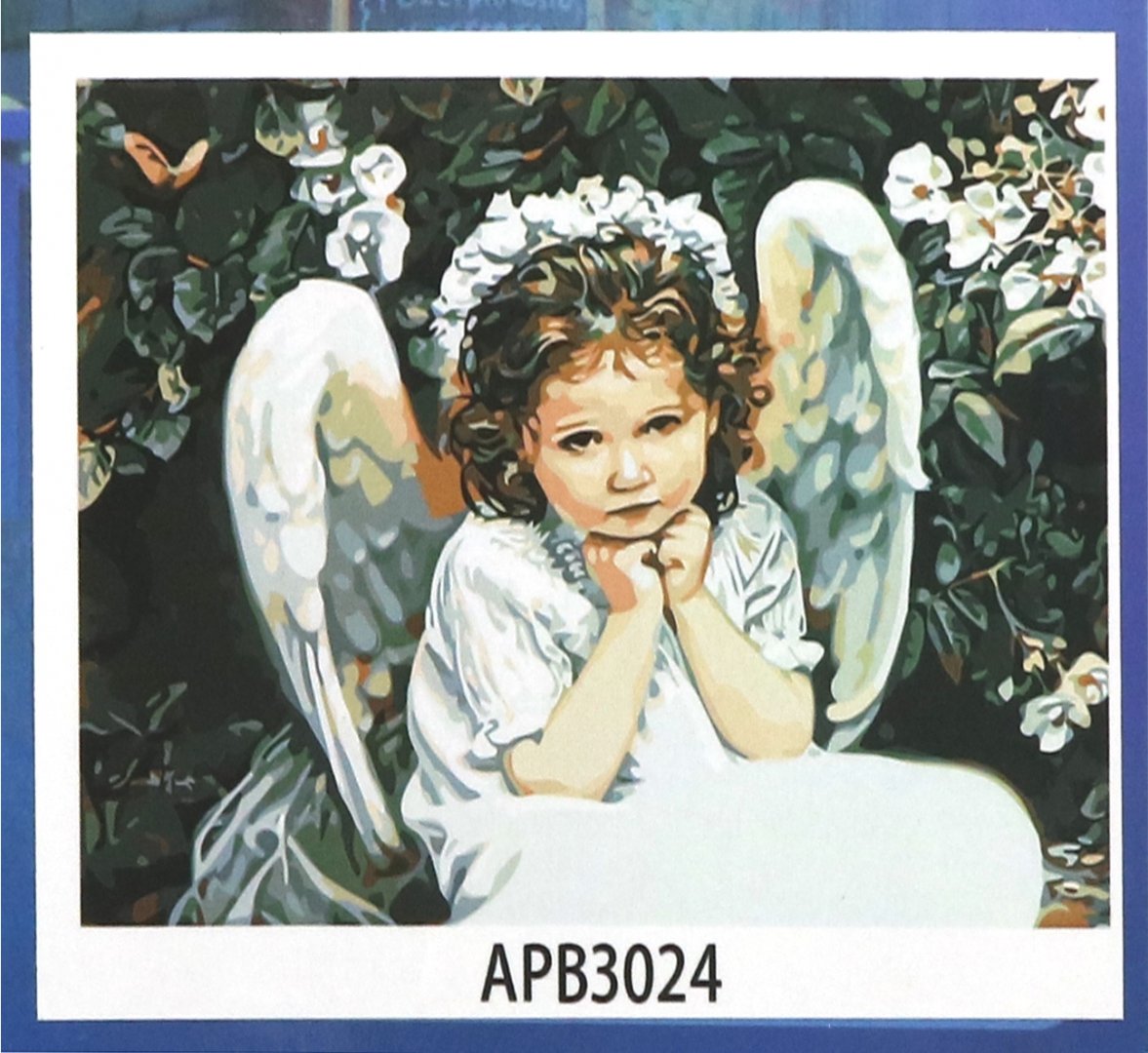 Иллюстрация 1 из 2 для Холст 30х40 "Задумчивый ангел" (Х-3406) | Лабиринт - игрушки. Источник: Лабиринт