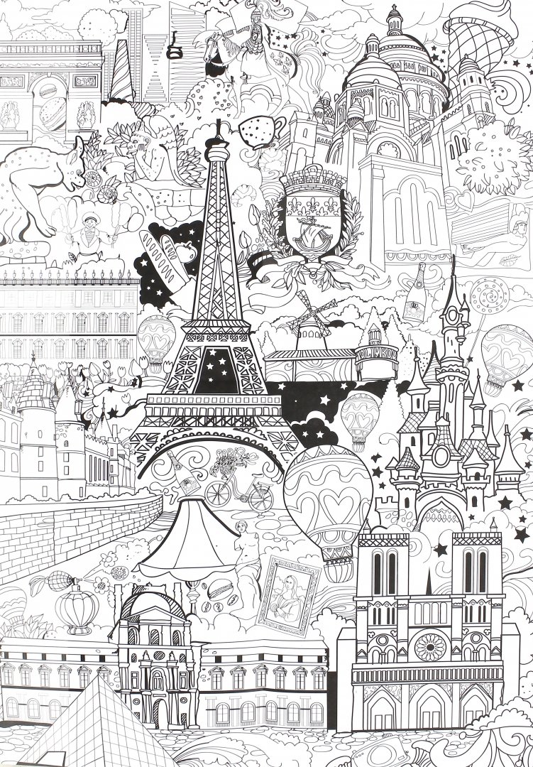 Иллюстрация 1 из 21 для Париж. Книжка-путешествие | Лабиринт - книги. Источник: Лабиринт