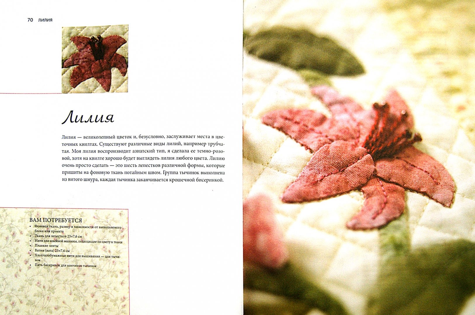 Иллюстрация 1 из 15 для Волшебные цветы из ткани. Лоскутное шитье и аппликация - Полин Инесон | Лабиринт - книги. Источник: Лабиринт