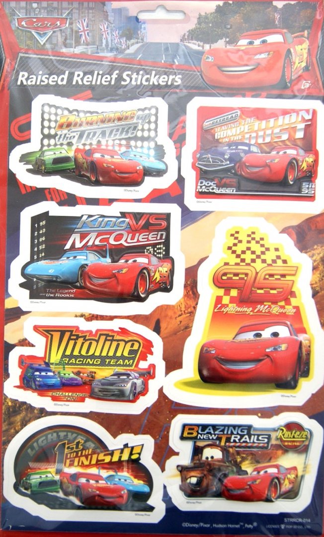 Иллюстрация 1 из 3 для Наклейки "Cars", на листе (013-STRRCR/014-STRRCR) | Лабиринт - игрушки. Источник: Лабиринт