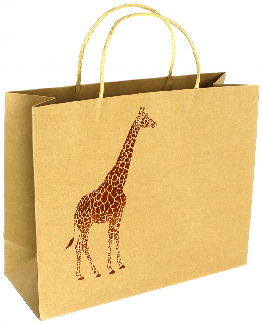 Иллюстрация 1 из 17 для Пакет подарочный "Жираф" (32х12х26 см) (40116) | Лабиринт - сувениры. Источник: Лабиринт