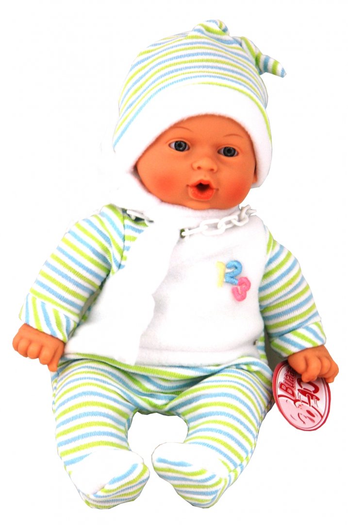 Иллюстрация 1 из 6 для Кукла младенец Нико в зеленом (33053) | Лабиринт - игрушки. Источник: Лабиринт