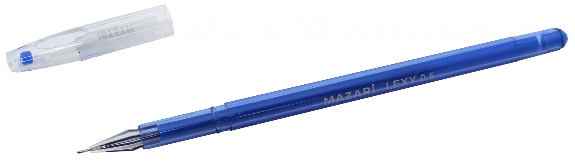 Иллюстрация 1 из 5 для Ручка гелевая "LEXY" (синяя, 0.5 мм) (М-5507) | Лабиринт - канцтовы. Источник: Лабиринт