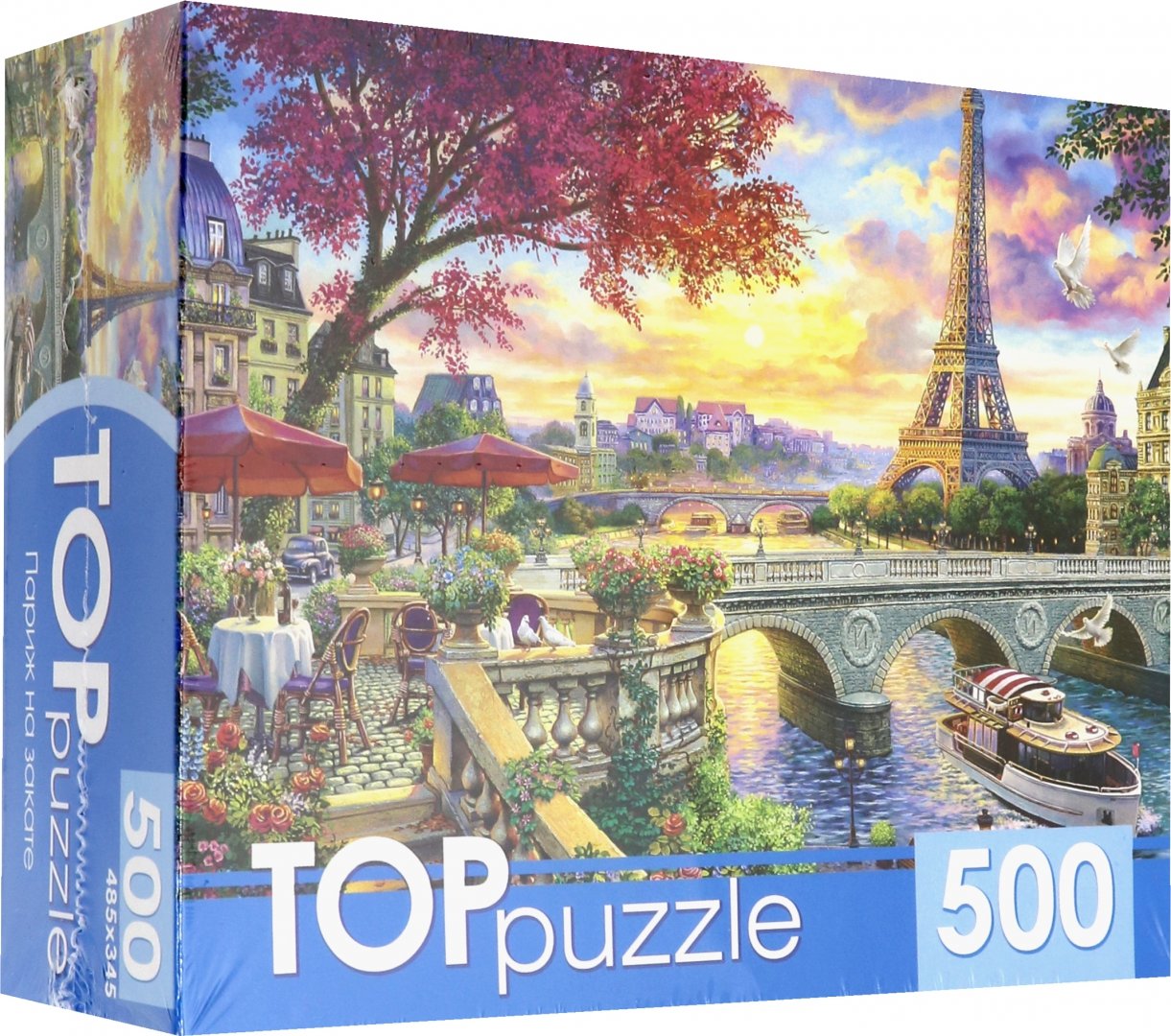 Иллюстрация 1 из 16 для TOPpuzzle-500 "Париж на закате" (ХТП500-6825) | Лабиринт - игрушки. Источник: Лабиринт