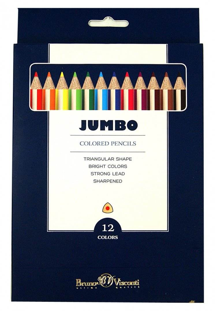 Иллюстрация 1 из 3 для Цветные карандаши утолщенные "JUMBO" 12 цветов (30-0006) | Лабиринт - канцтовы. Источник: Лабиринт